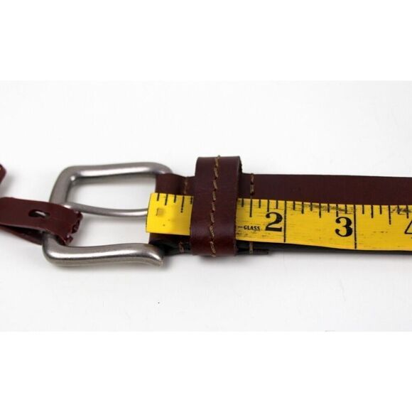NWT Route 66 BROWN GENUINE LEATHER 1 1/4"Wd CASUAL DRESS MEN'S BELT Sz 46 (74A - Picture 11 of 14